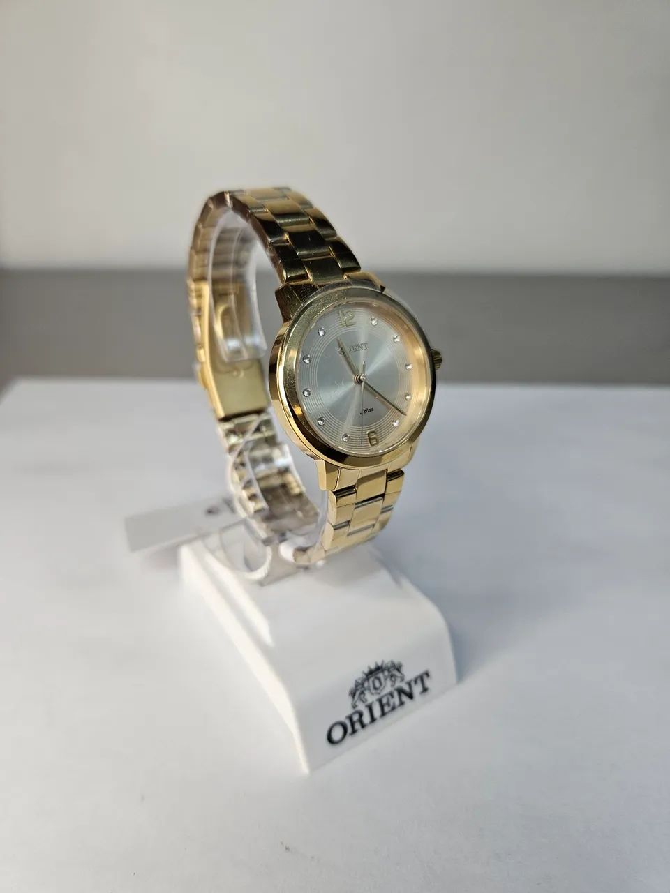 Relógio Quartz Aço Dourado Orient