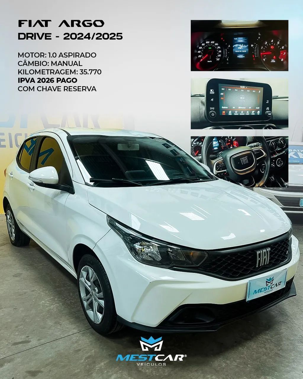 Fiat Argo ARGO DRIVE 1.0 6V Flex 2025