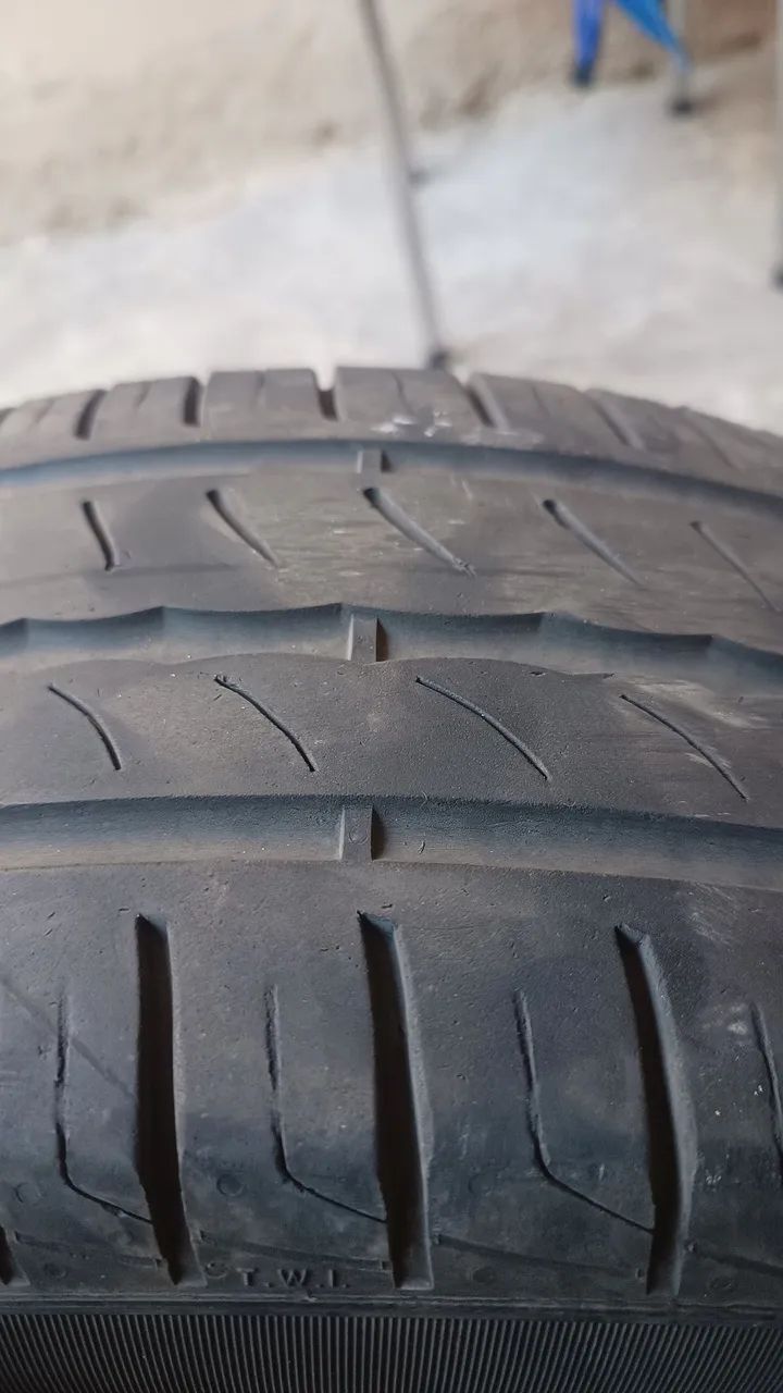 PAR PNEU 195/65 15 PIRELLI EVO MEIA VIDA USADO - Foto 3