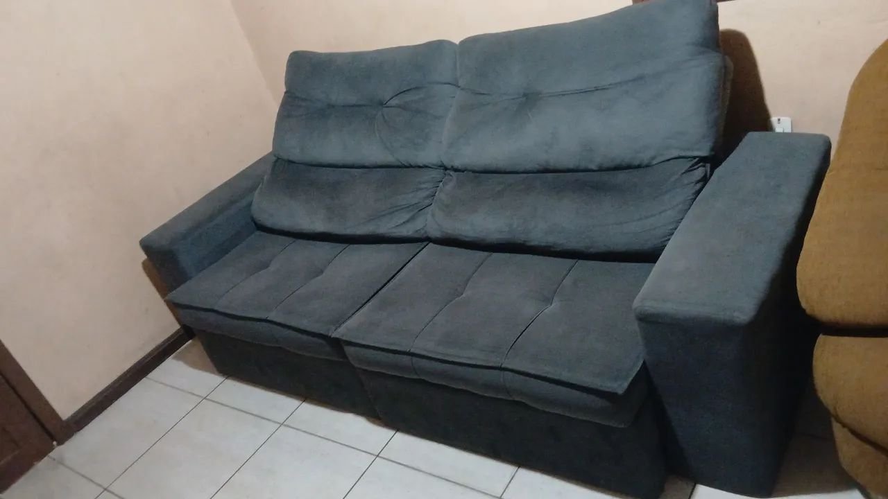 Sofa retratil com bau