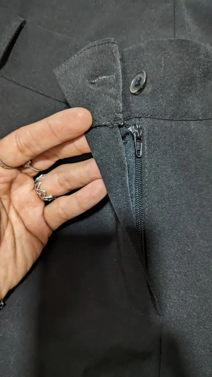 Calça Social Feminina Plus Size Tam 56 com Elastano  - Foto 3