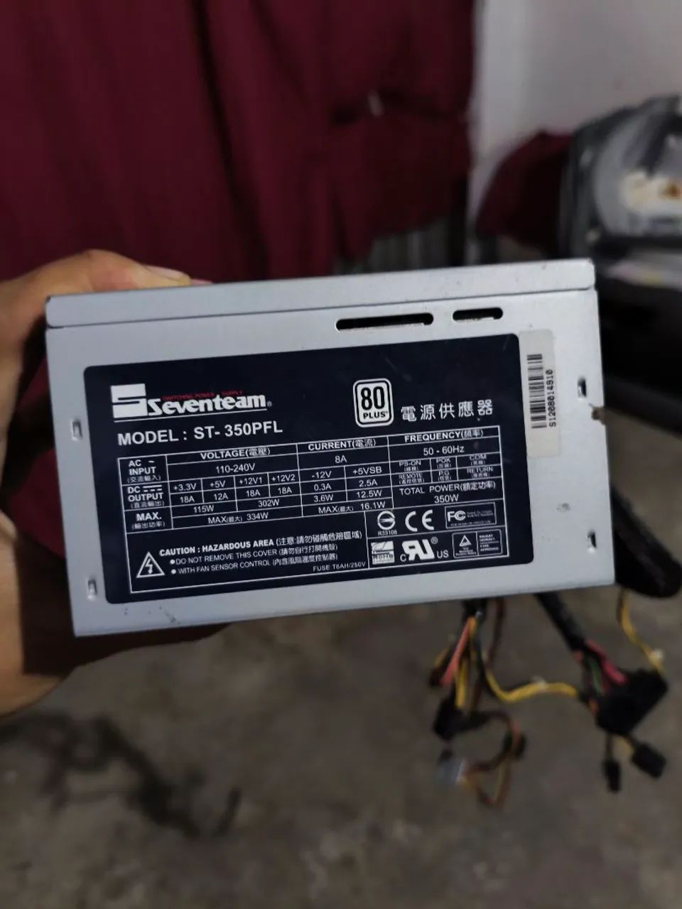 Fonte 350w com pfc ativo