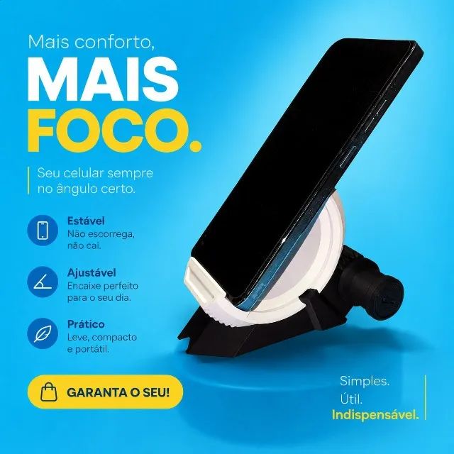 Porta Celular Impresso em 3D