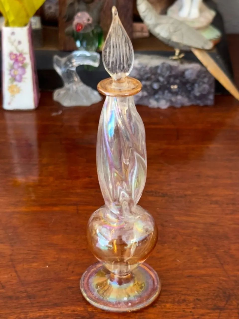 Perfumeiro em Vidro Soprado, estilo Murano. - Foto 2