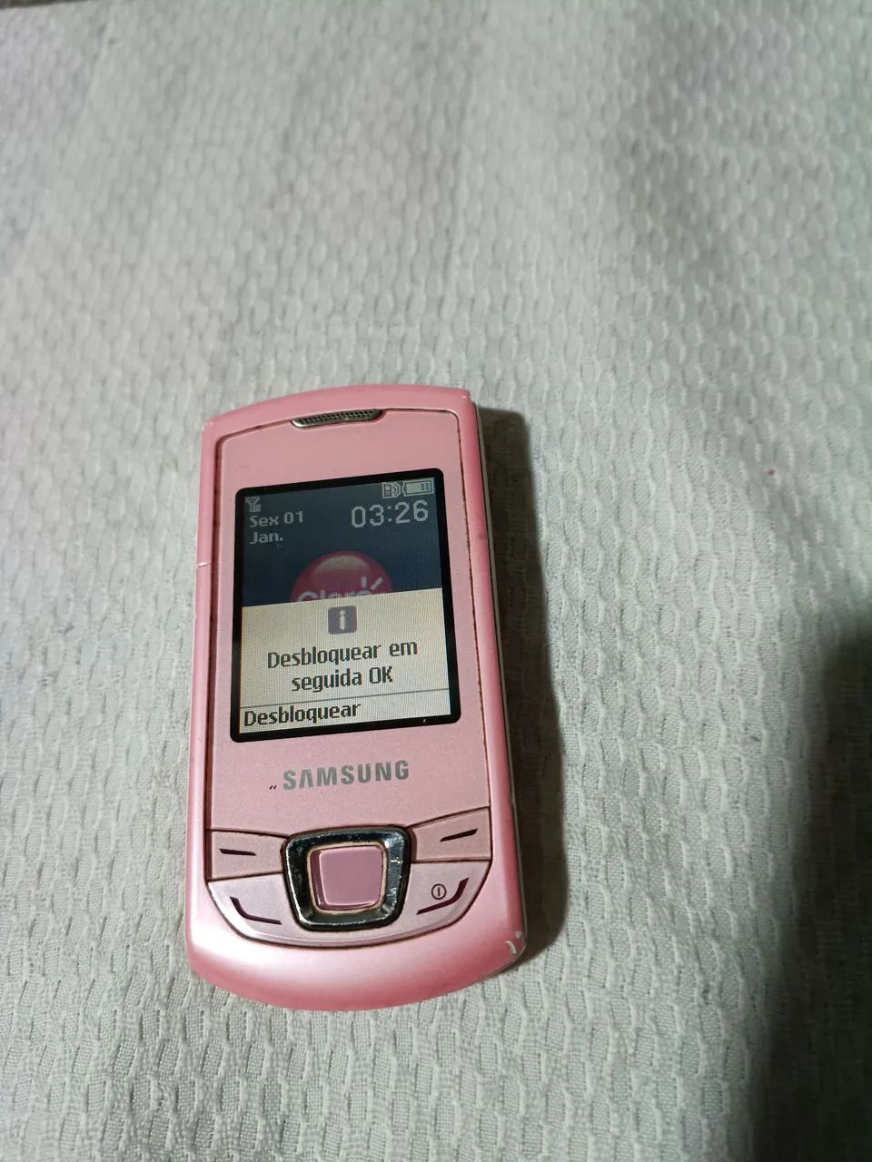 Celular Samsung antigo funcionando 