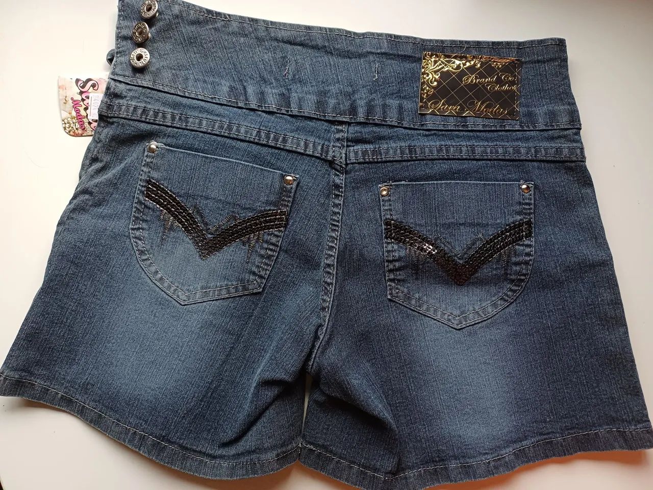 Shorts jeans tam 40 - Foto 2