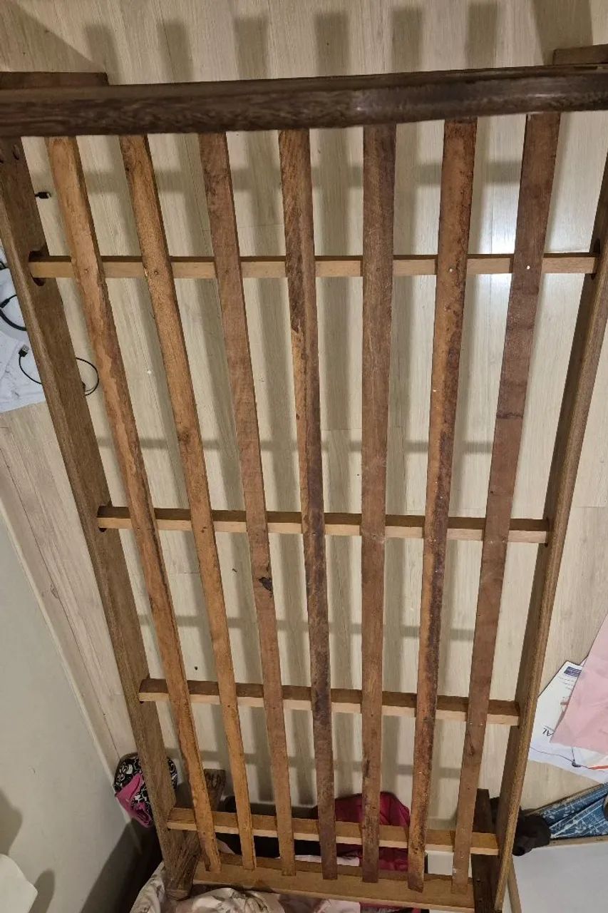 Cama madeira maciça sucupira solteiro  - Foto 4