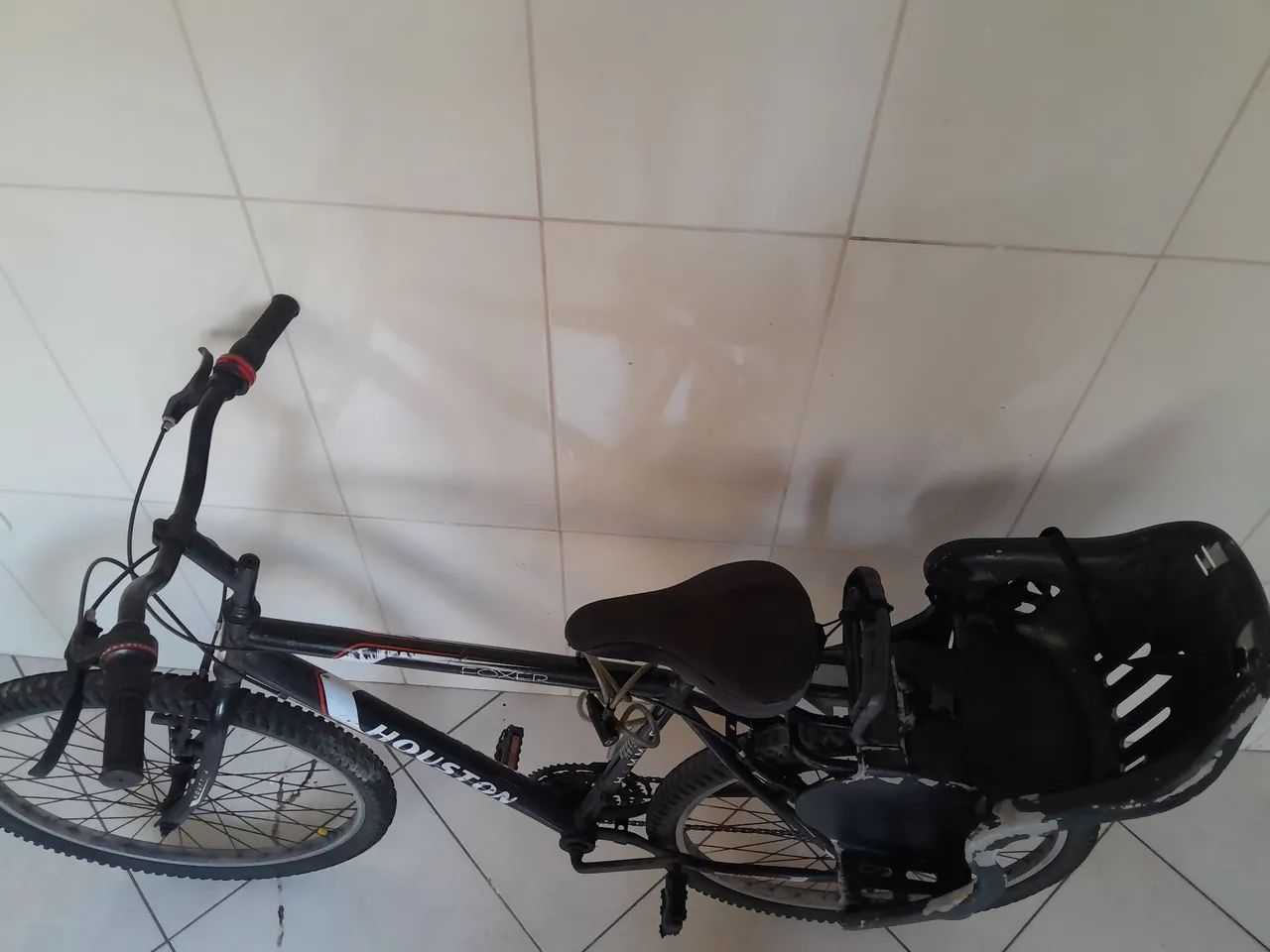 Bicicleta Houston aro 26 com cadeirinha (leia o anuncio) - Foto 5