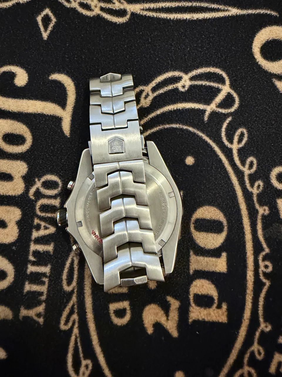 relógio tag heuer formula 1 senna, com cronógrafo e caixa de 45mm - Foto 2