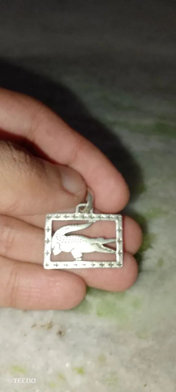 Pingente de Lacoste de prata 925  - Foto 2