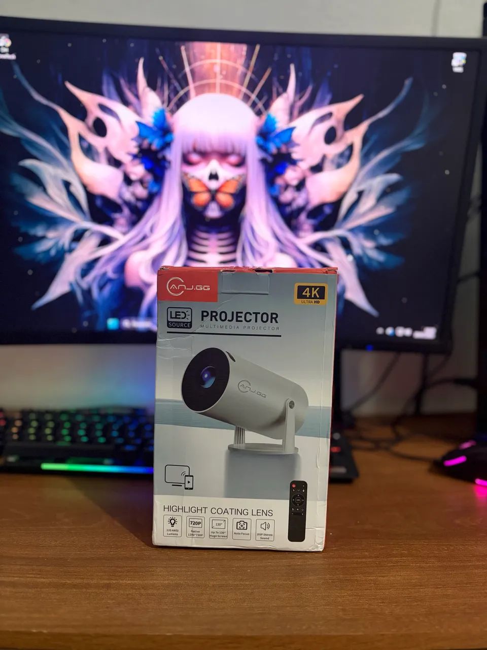 Projetor com YouTube e Netflix  - Foto 3