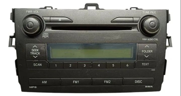 Rádio Som Cd Player Toyota Corolla *0a Original<br>