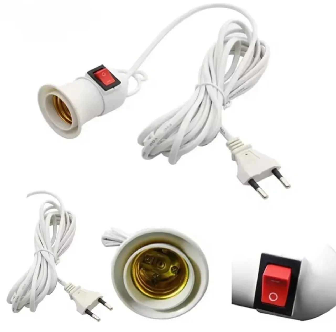 Extensão para luminária lâmpada e27 