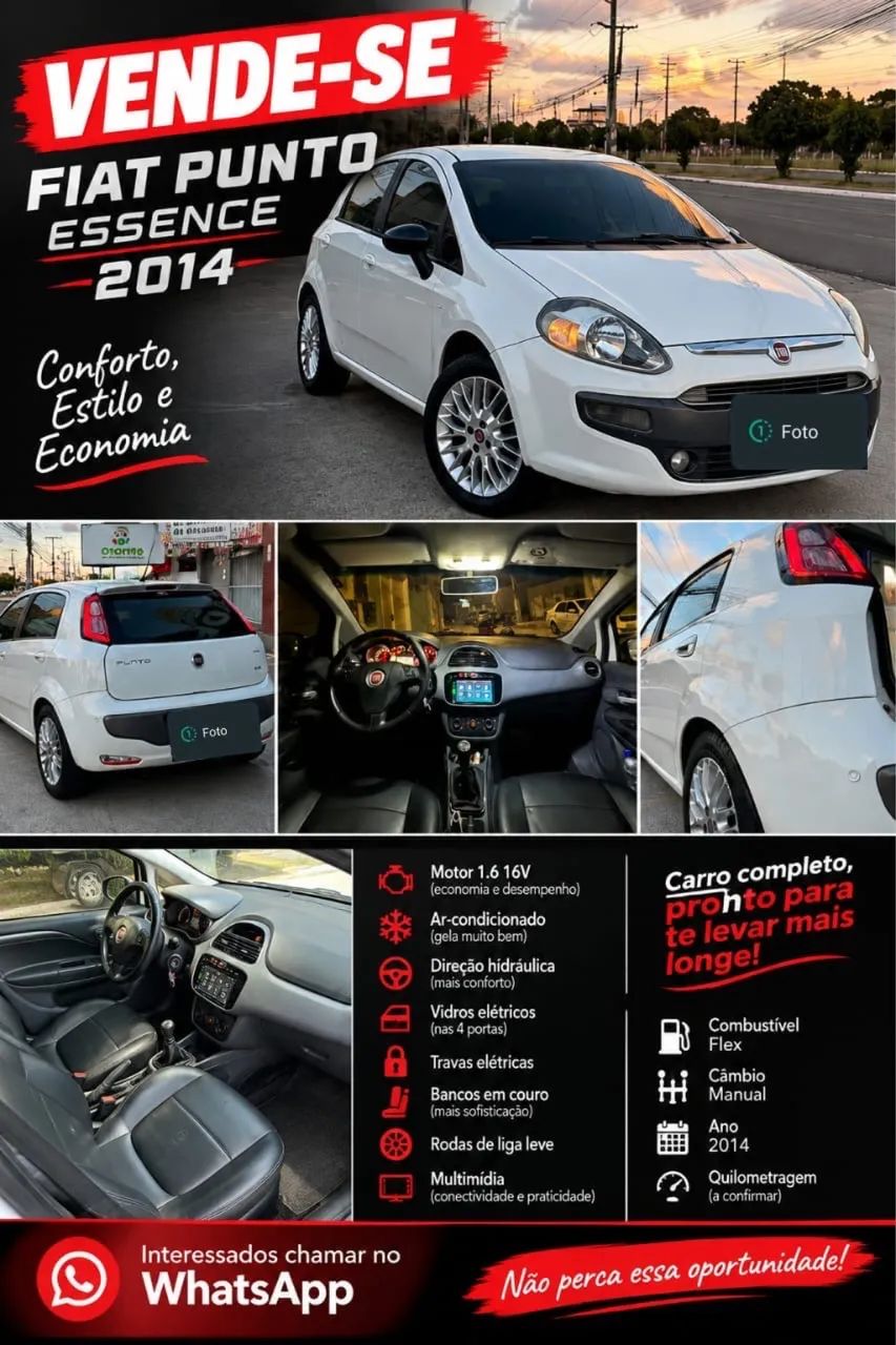 Fiat Punto Essence 1.6 Flex 16V 5P 2014