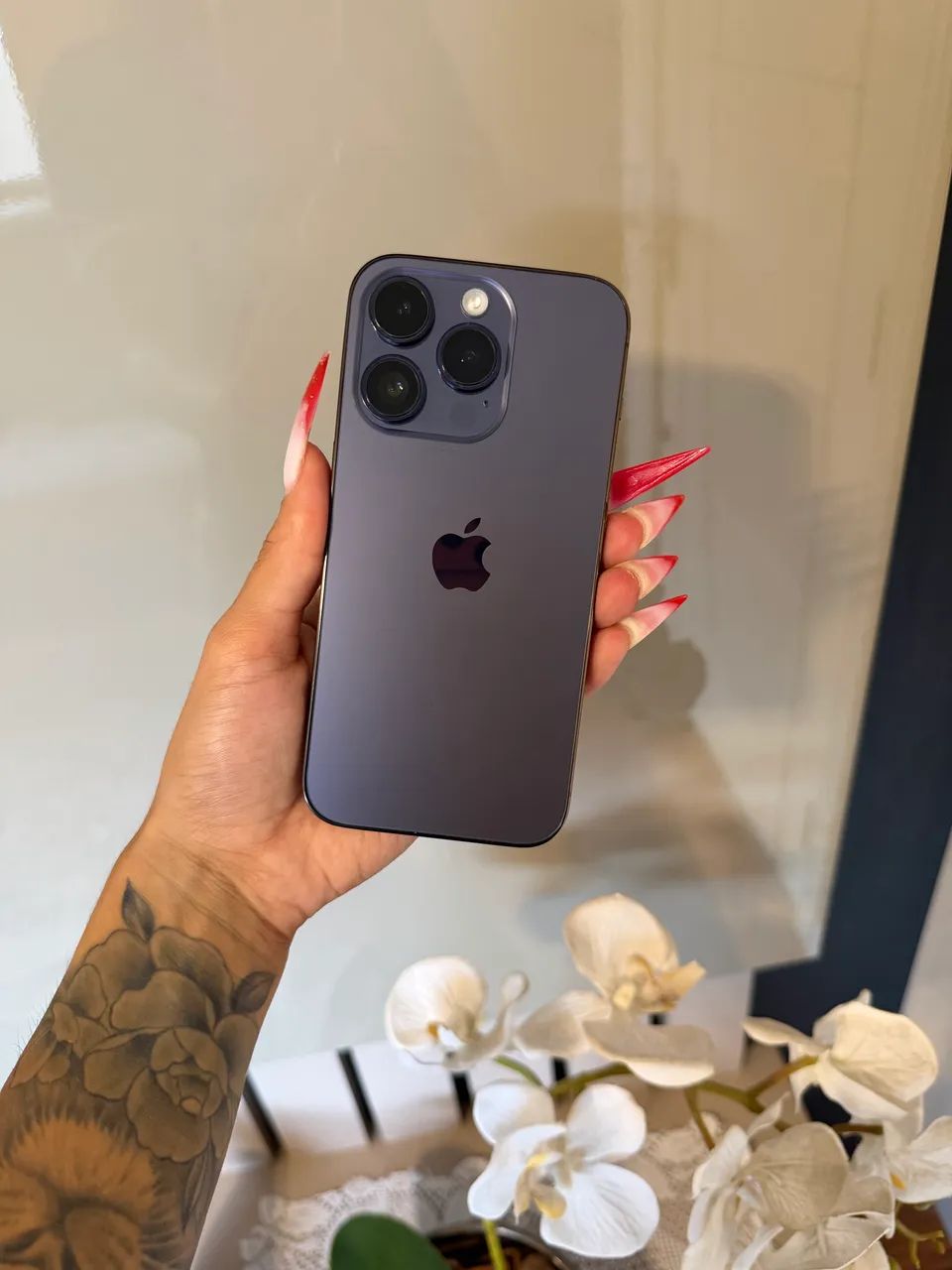 iPhone 14 Pro 1TB Roxo IMPECÁVEL  - Foto 3