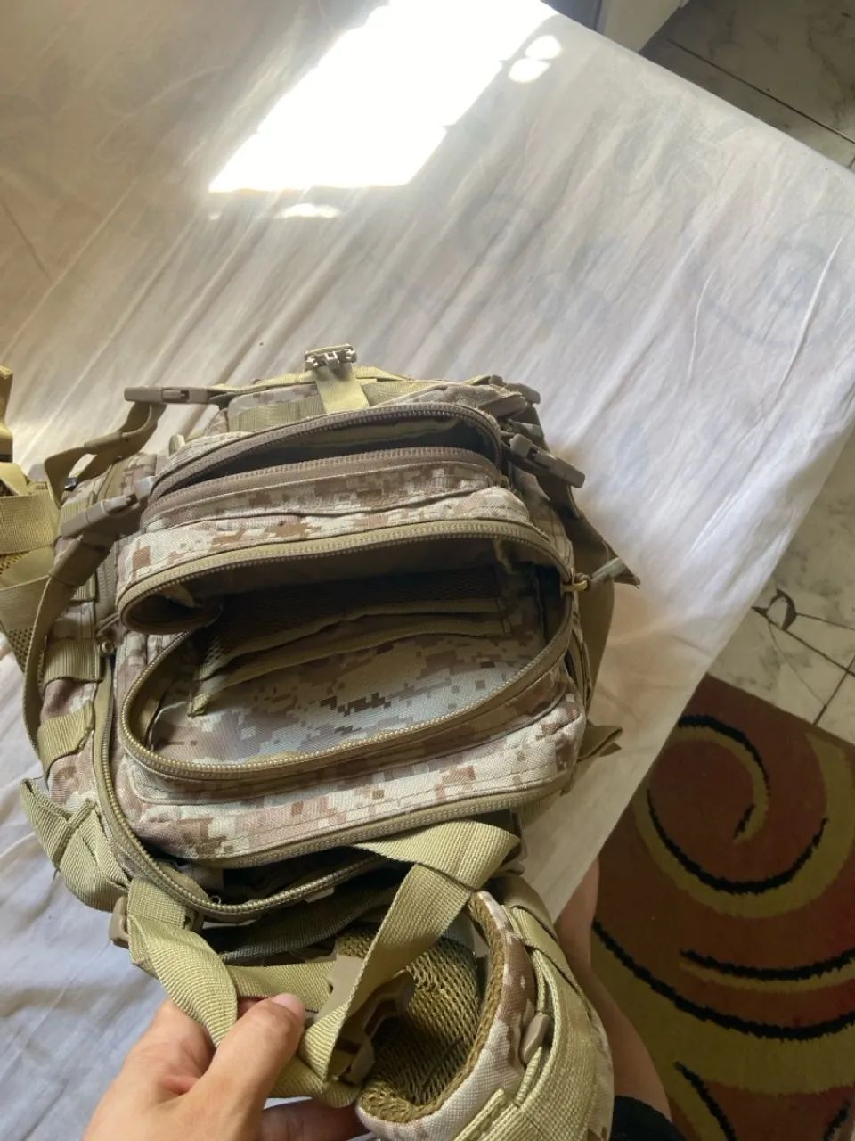 Mochila Assault Invictus - Bege Camuflada - Foto 3