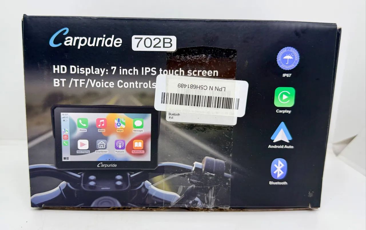 Carpuride W702B multimídia moto BMW Importado EUA