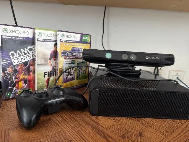 Xbox 360E com Kinect (SUPER SLIM)