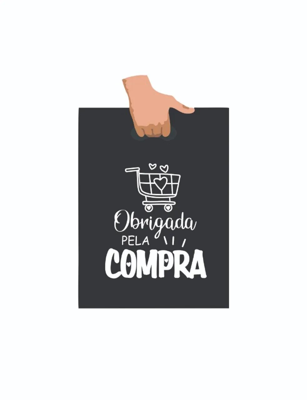 100 sacolas personalizadas 30x40