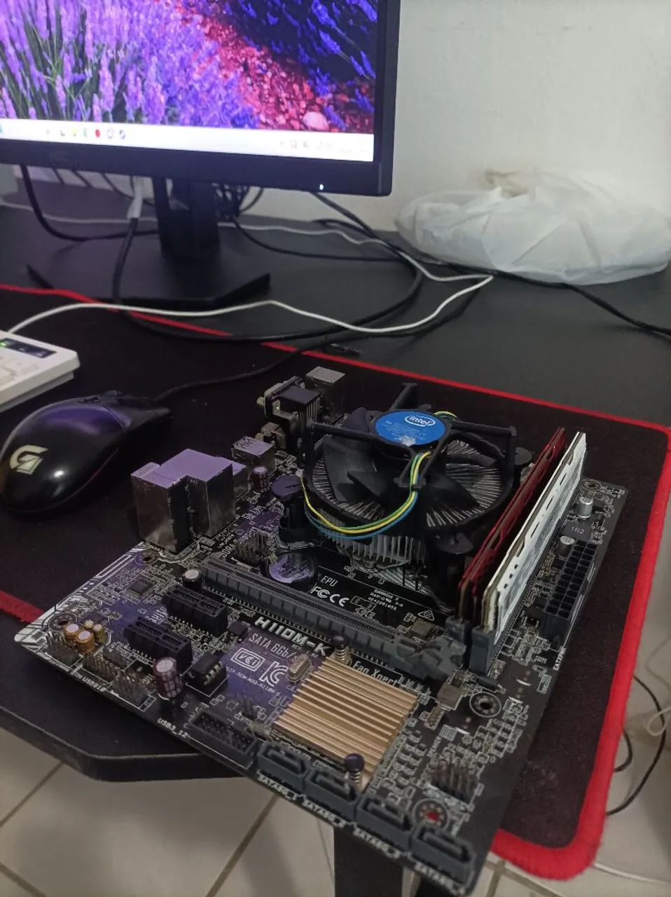 Kit i5 7600+16gb/ram+placa mãe asus H10M