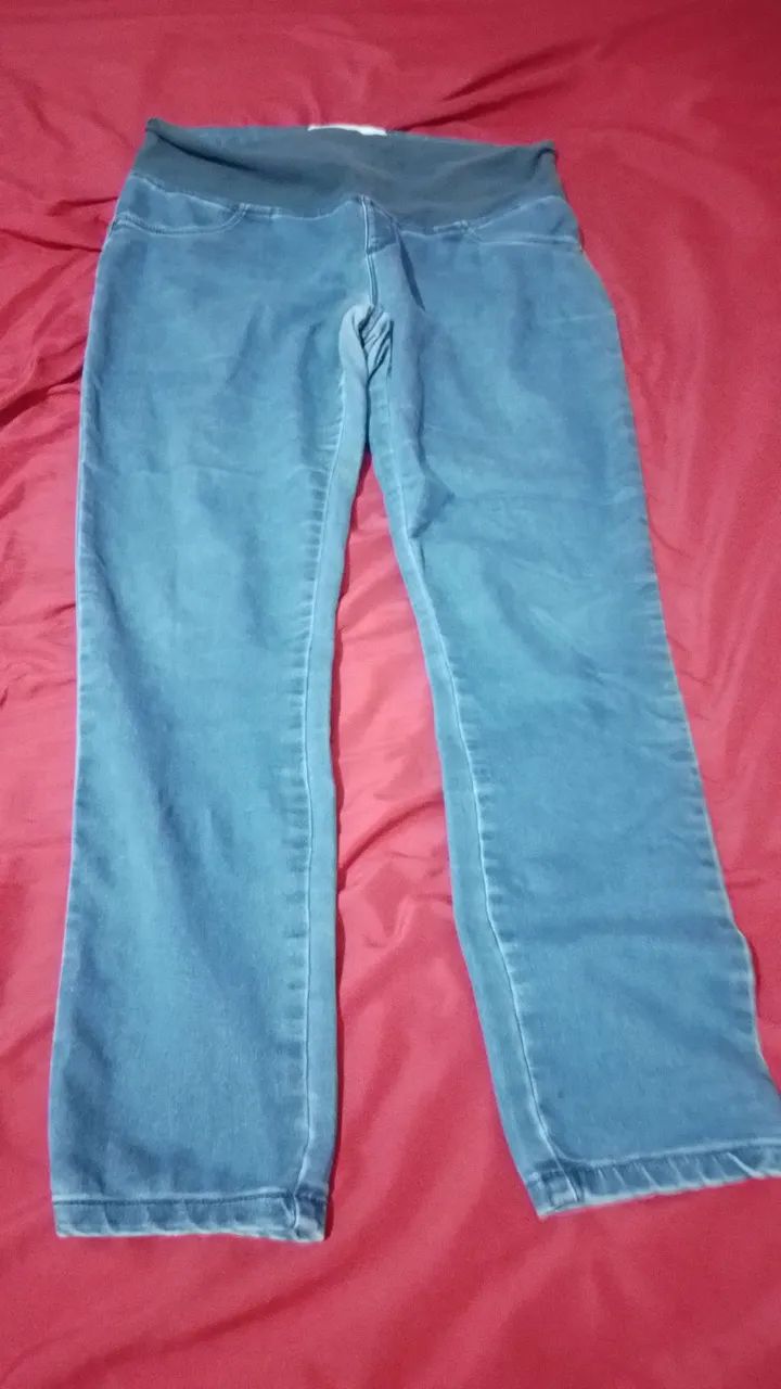 Calça jeans com laicra feminino n:40 - Foto 3