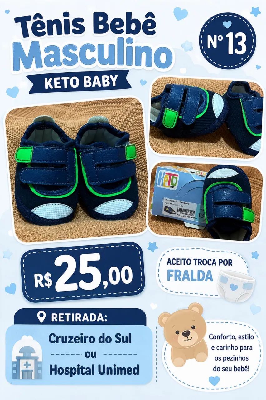 Sapatinhos de bebê  - Foto 4