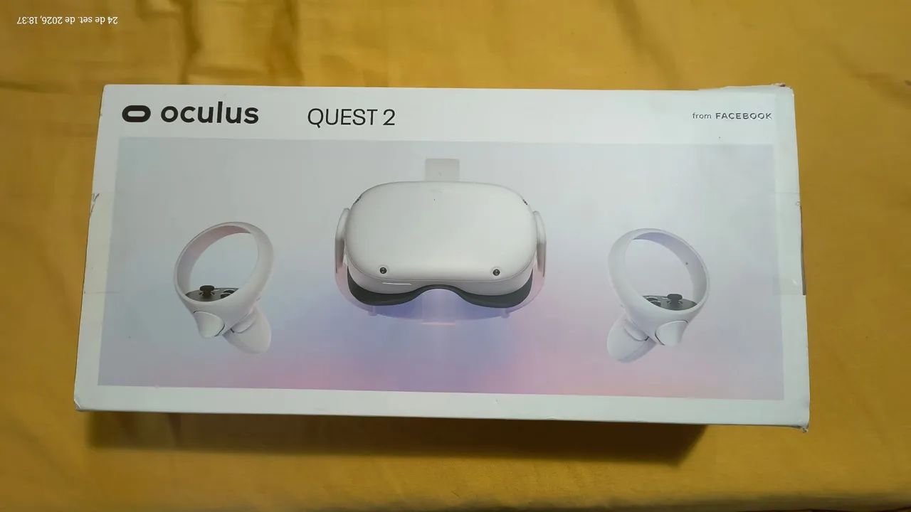 Óculos de Realidade Virtual - Meta Quest 2 com caixa + Acessórios - Foto 3