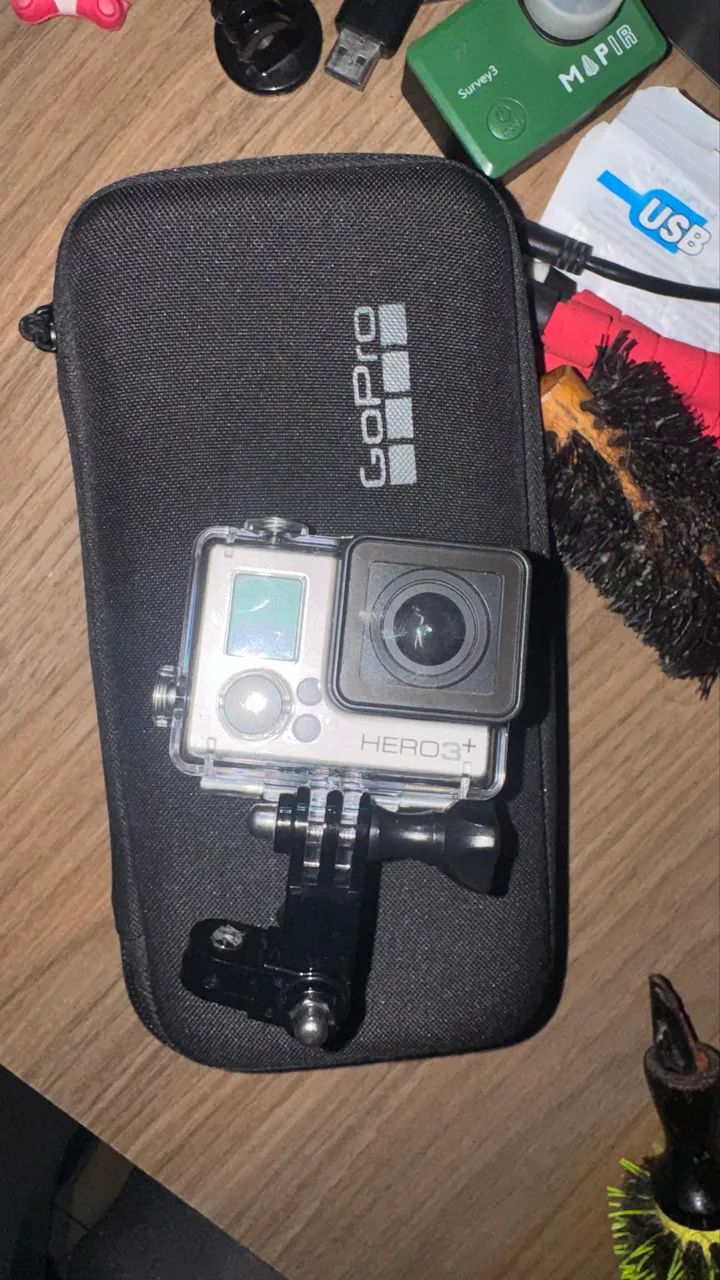 Go Pro Hero 3 Silver completa - Câmeras e Filmadoras
