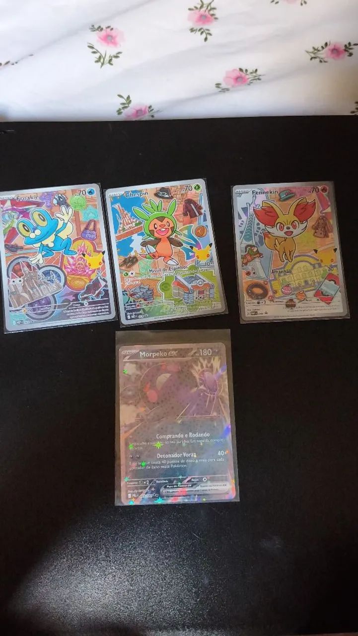 Trio pokémon TCG Kalos e Morpeko