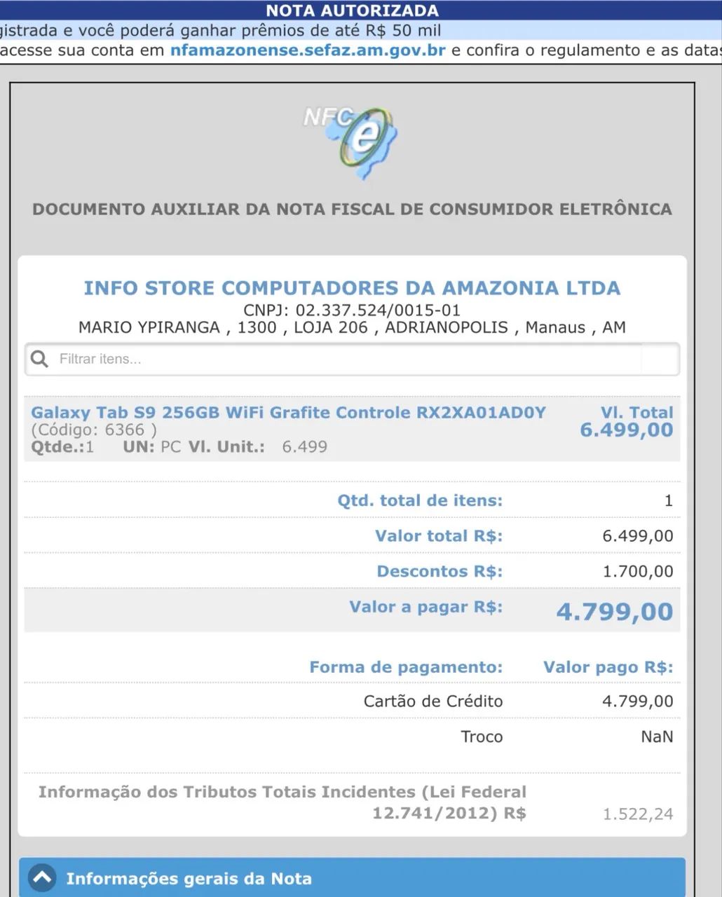 Galaxy Tab S9 - 256GB - WIFI Grafite - Foto 5