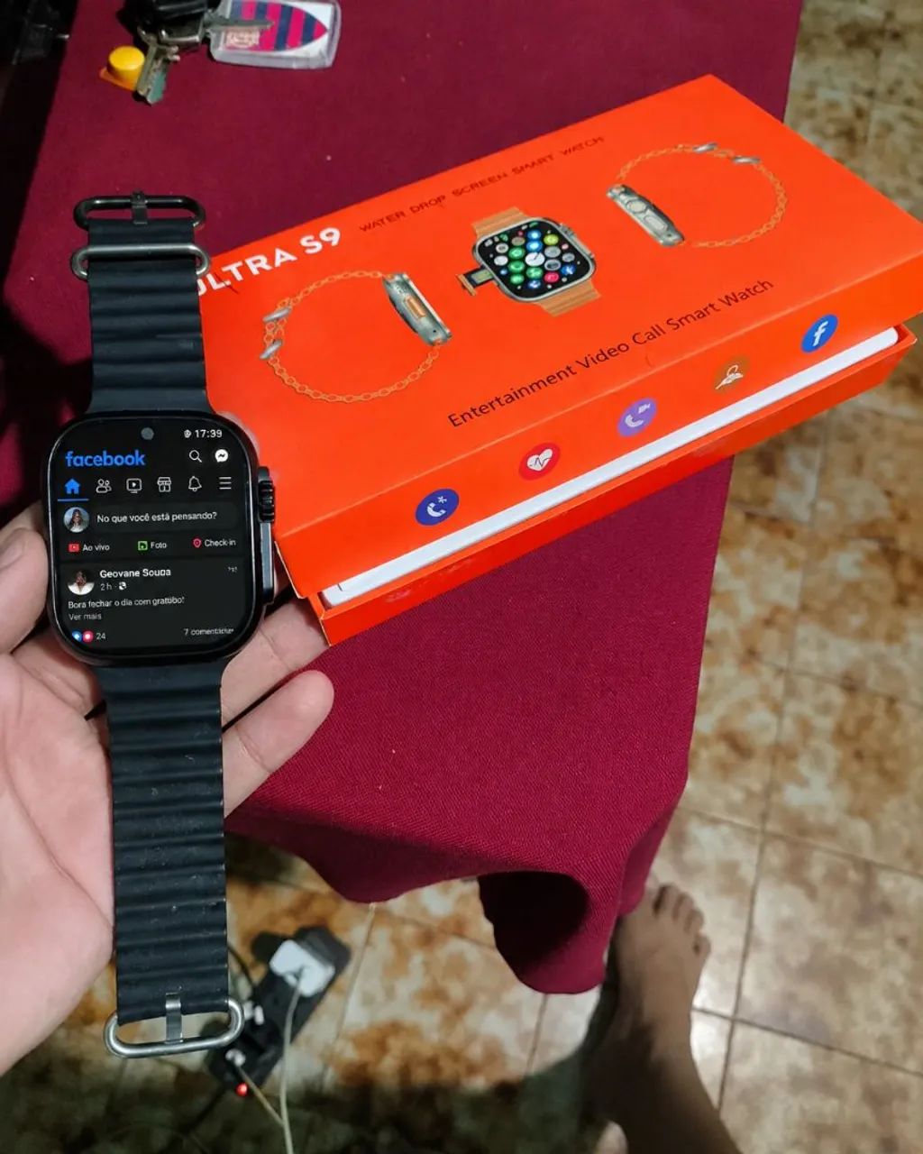 RELÓGIO SMARTWATCH+ WHATSAPP, YOUTUBE, TELEGRAM, FACEBOOK  - Foto 2