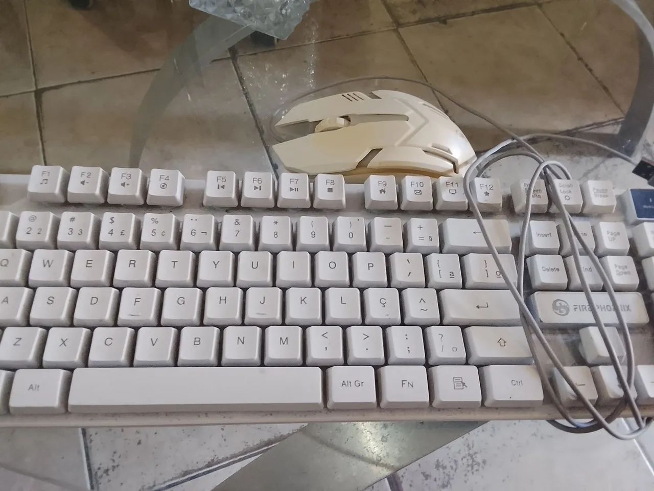 Teclado Mecânico Phoenix mouse games branco  - Foto 5