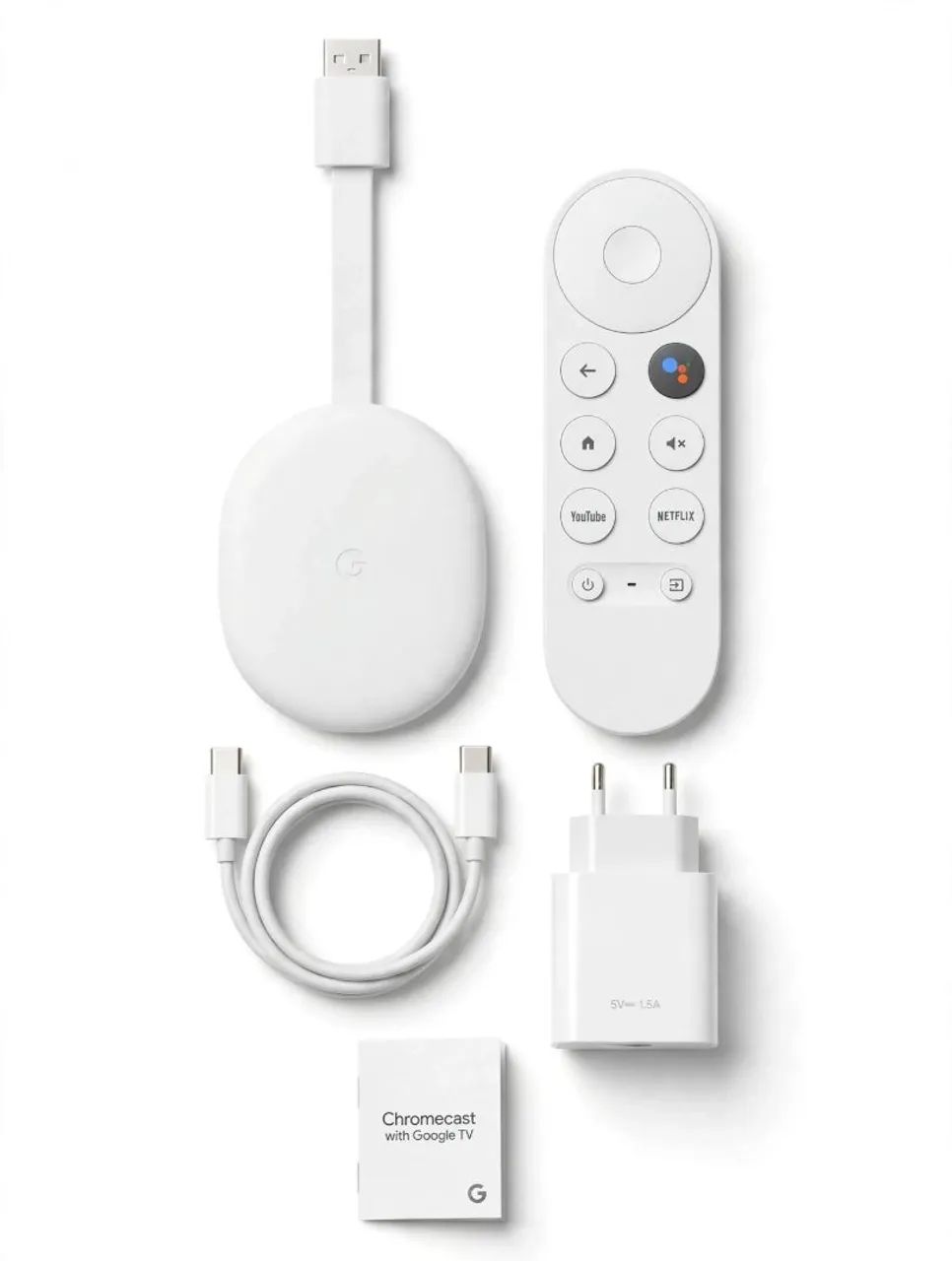 Chromecast com Google tv 4k original Novo lacrado controle de voz