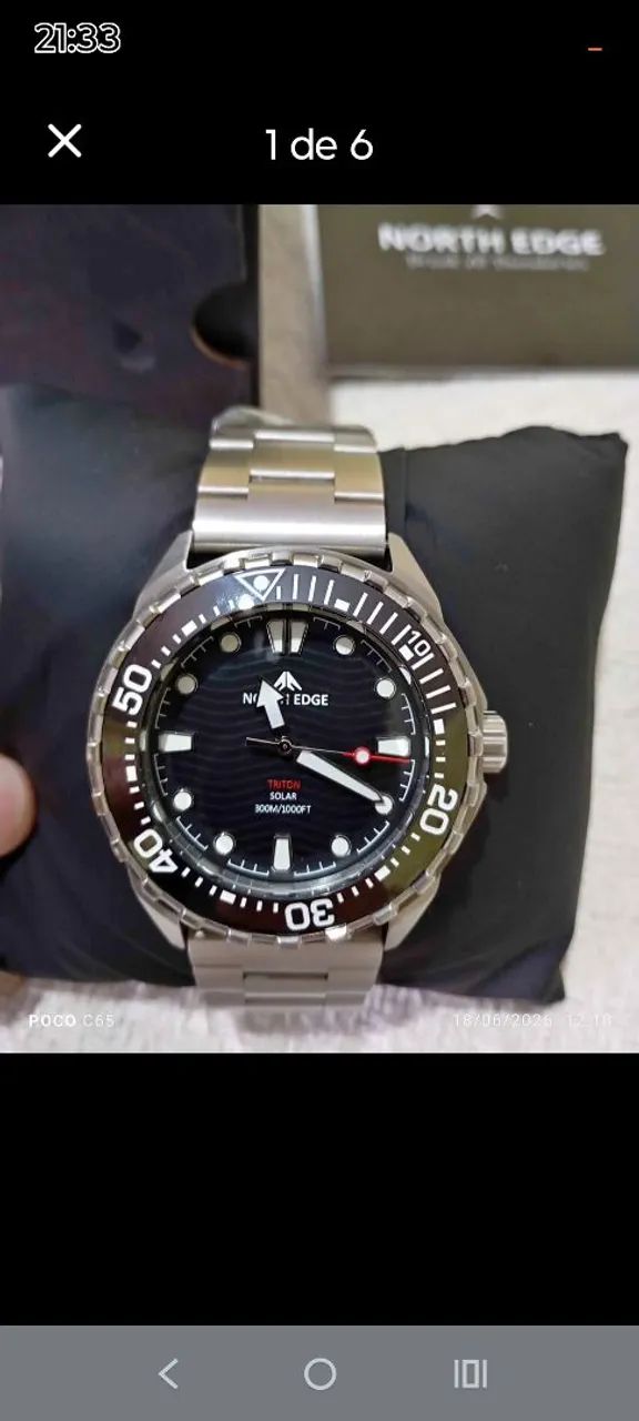 Relógio North Edge Triton 