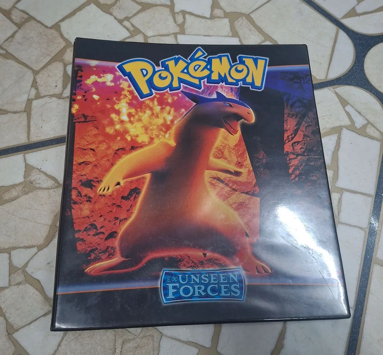 Pasta com cartas pokemons antigas 