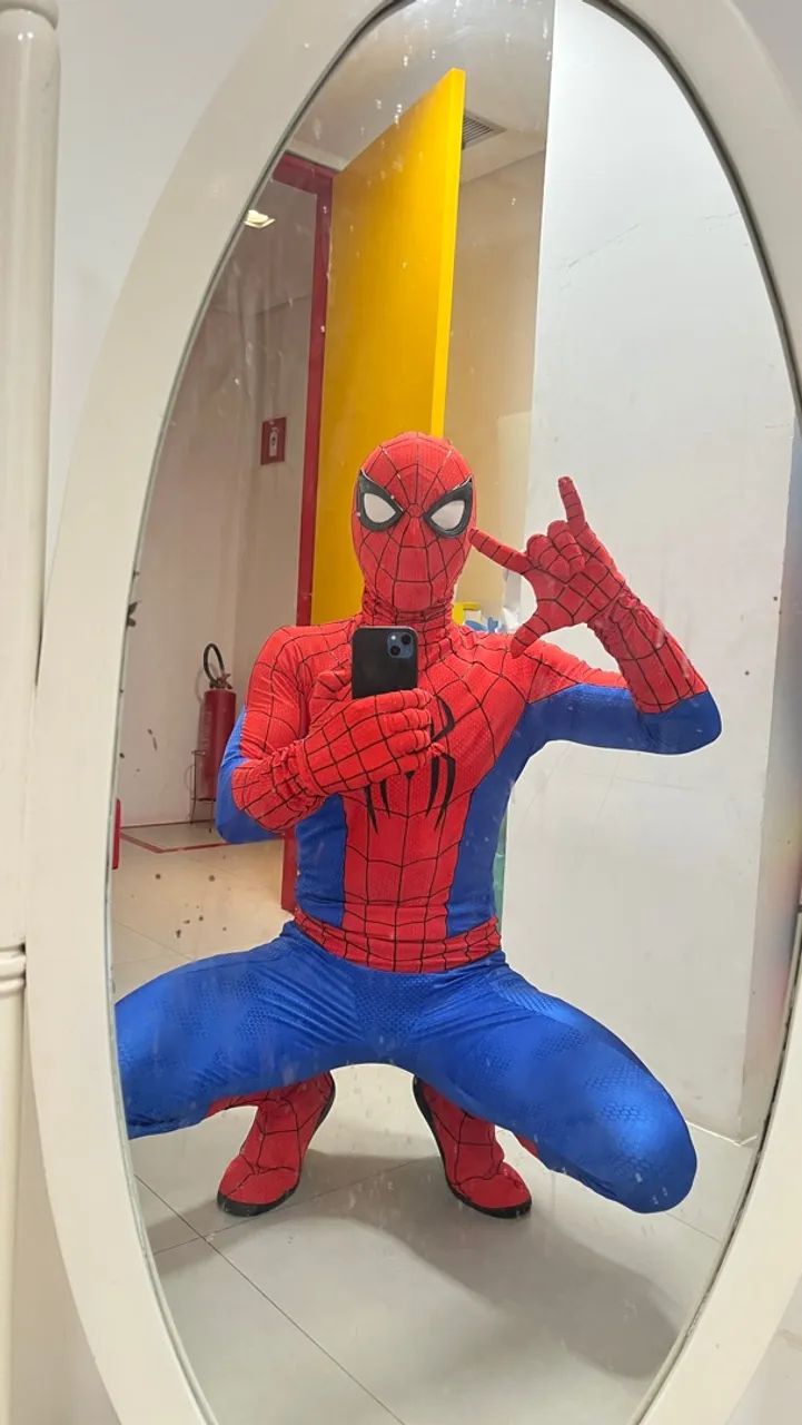 Traje homem aranha 