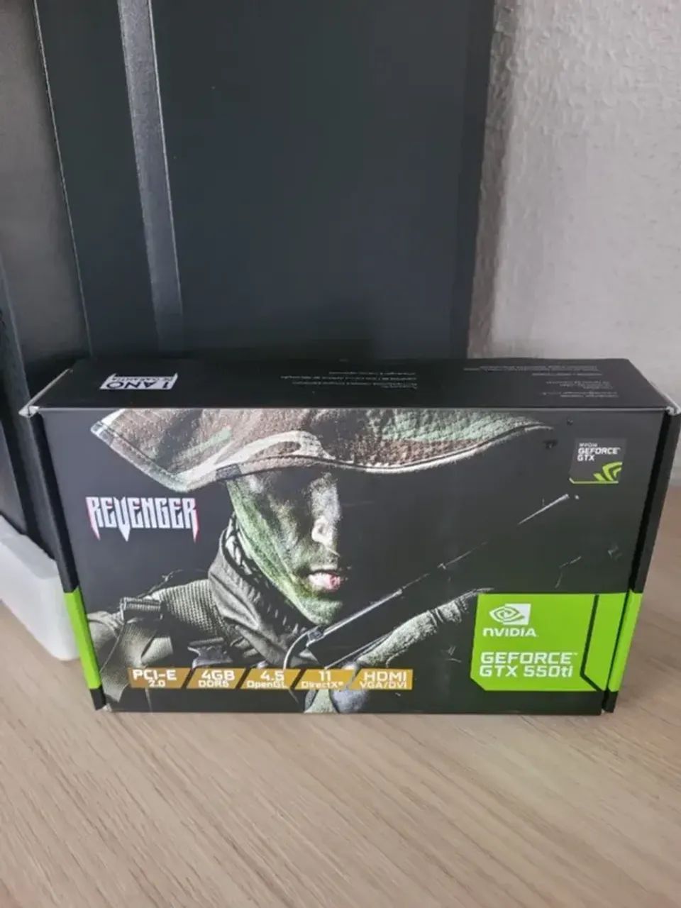 GeForce GTX 550 Ti Video Card, 4 GB DDR5, HDMI, VGA, DVI, Brand New, Sealed, Only BRL 459; We Also Have 480 GB SSD