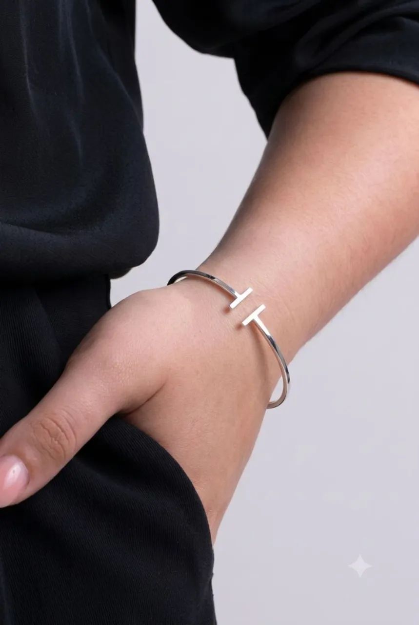 Bracele de prata 925 - Joia legítima e minimalista - Foto 2
