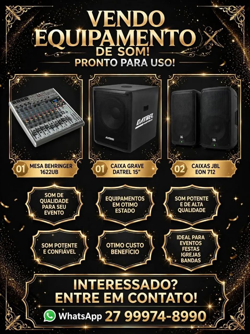 Equipamentos de som 
