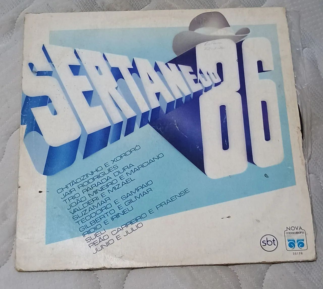 LP Sertanejo 86 - Coletânea Original Anos 80