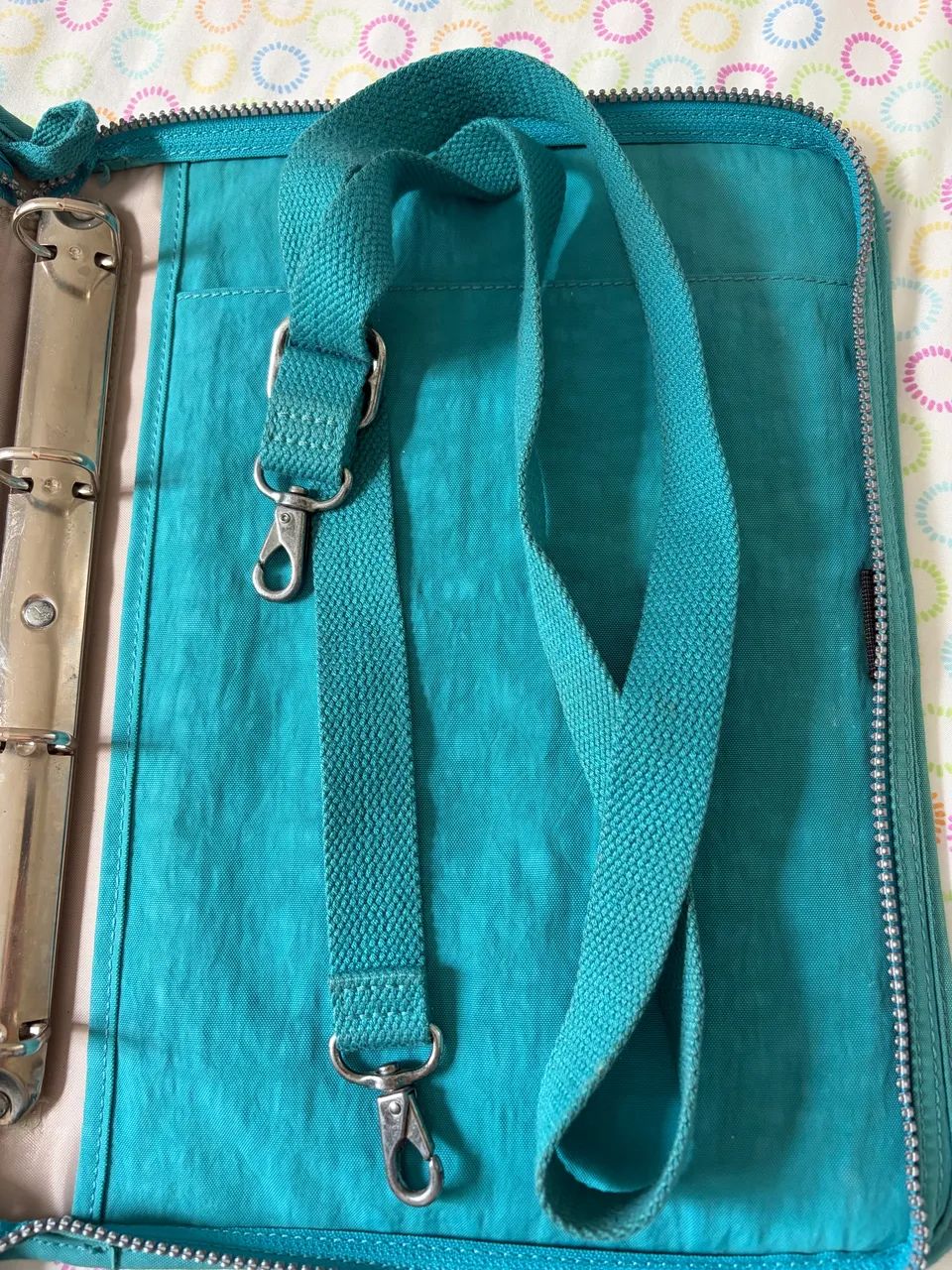 Fichário kipling Verde água  - Foto 4
