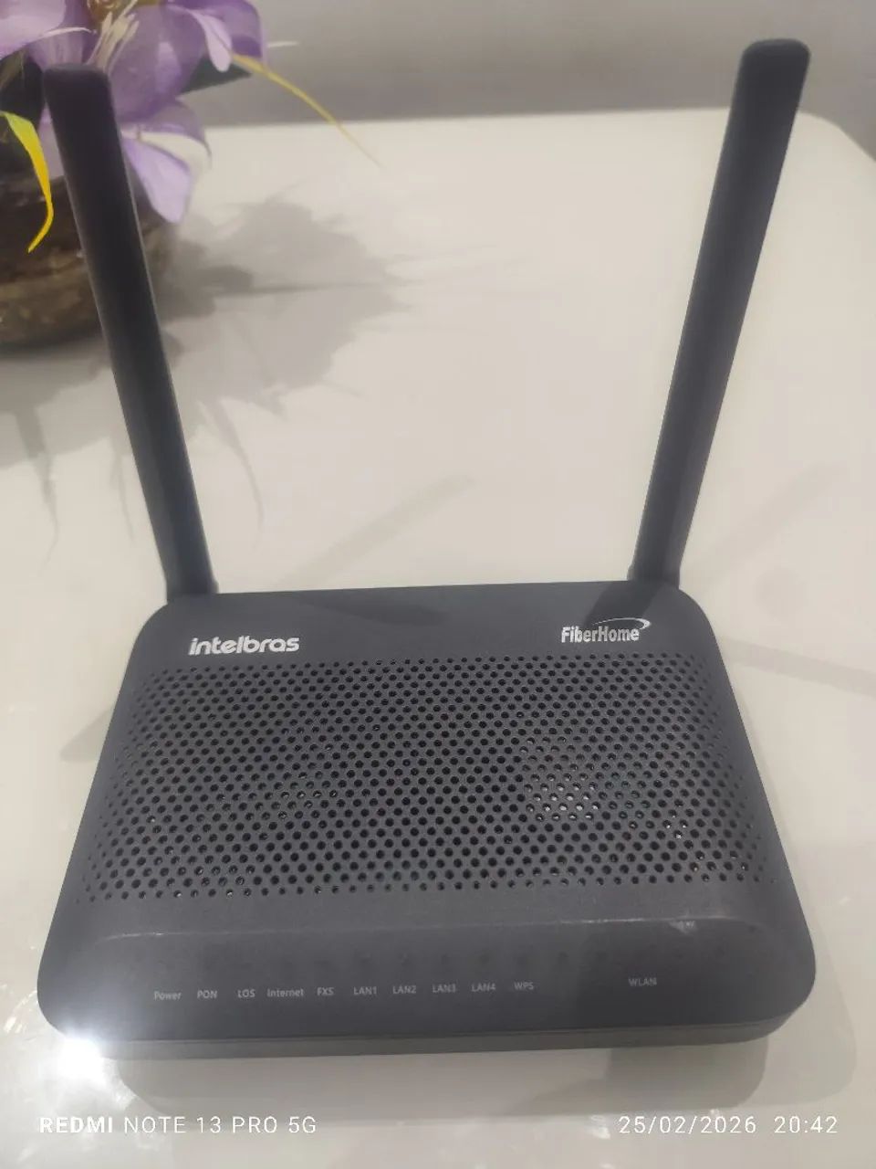 Modem Intelbras HG614F3 GPON 4 Portas Fiberhome 