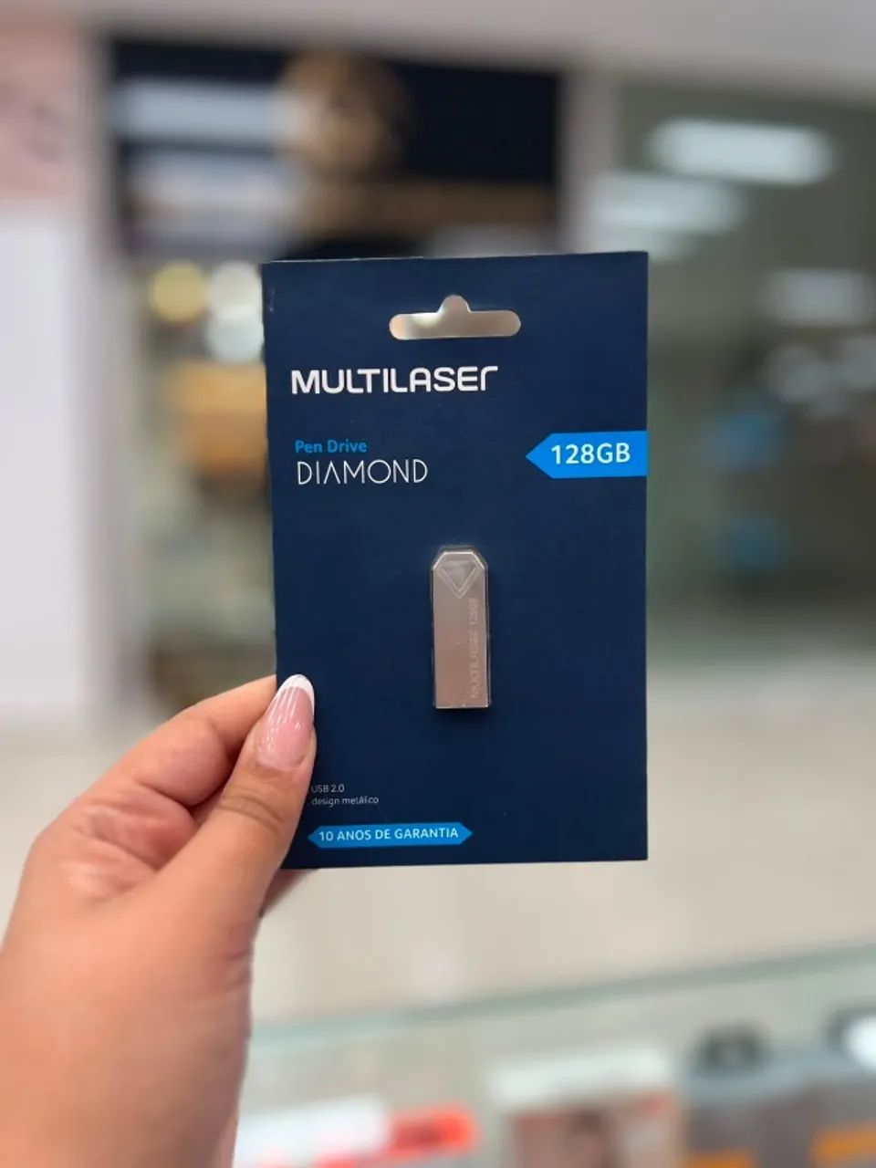 PEN DRIVE DIAMOND 128GB MULTILASER