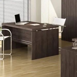 1.80m x 80cm Oak-Laminated MDF Computer or Office Desk, Thick