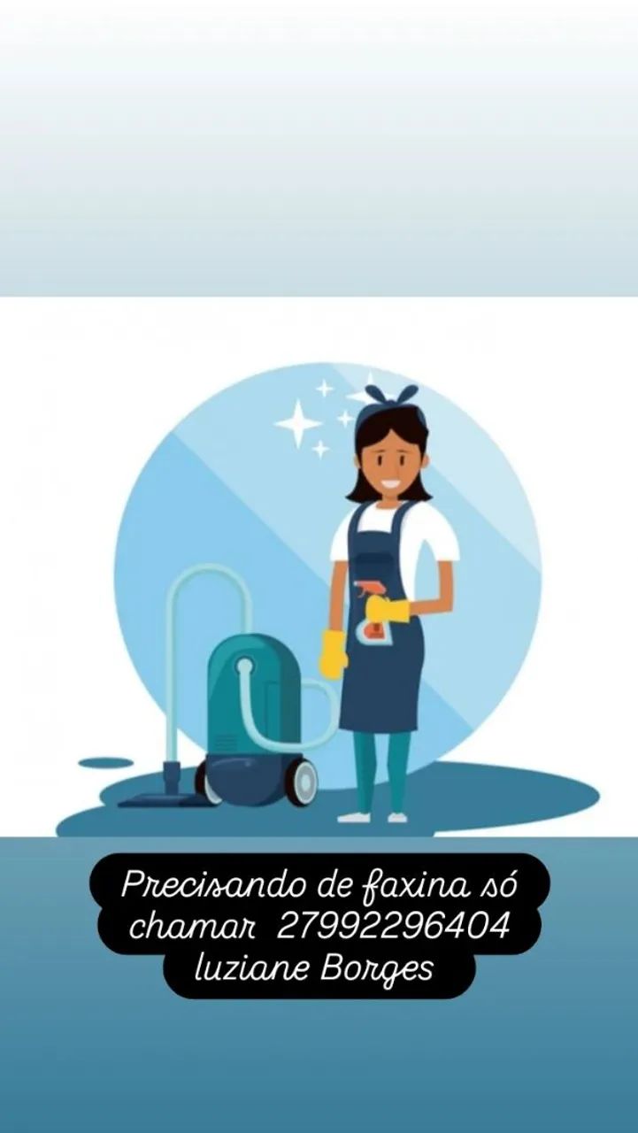 serviços de faxina .