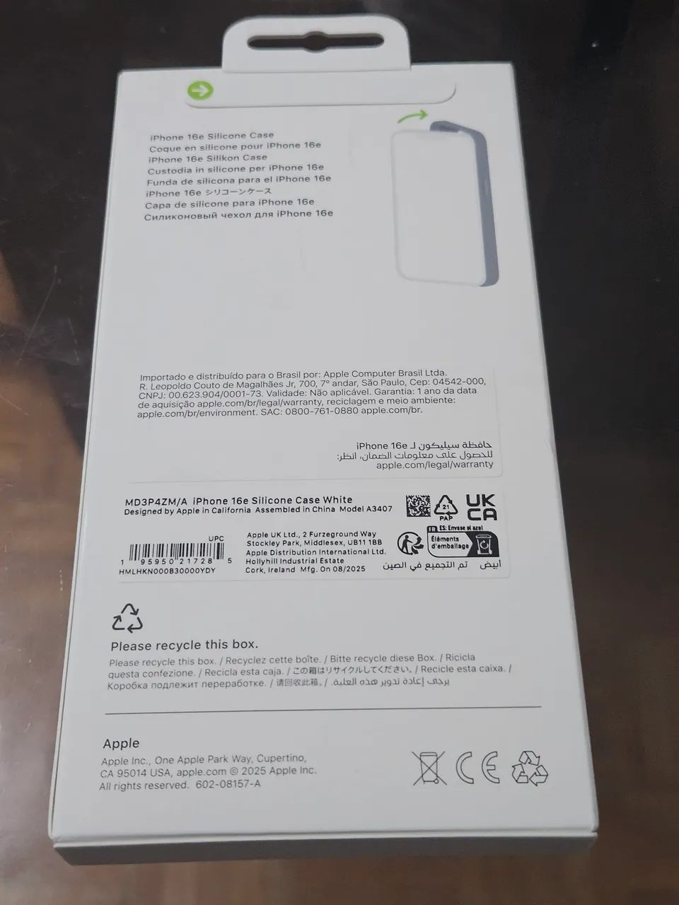 Capa  Apple iPhone 16E original lacrada - Foto 2