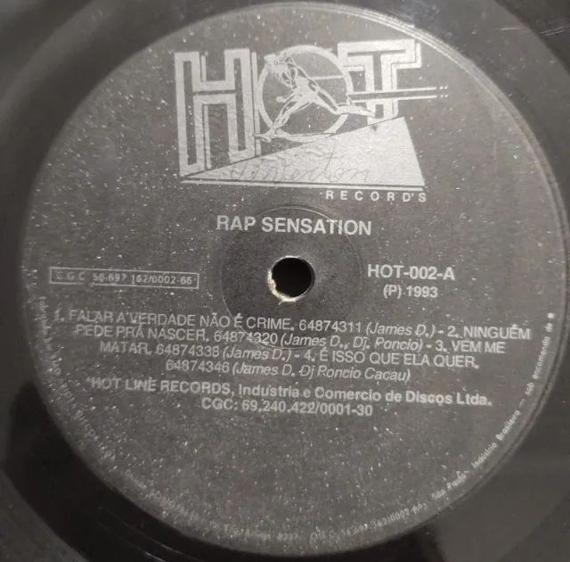 Disco de Vinil LP Rap Sensation Sólido - Foto 4