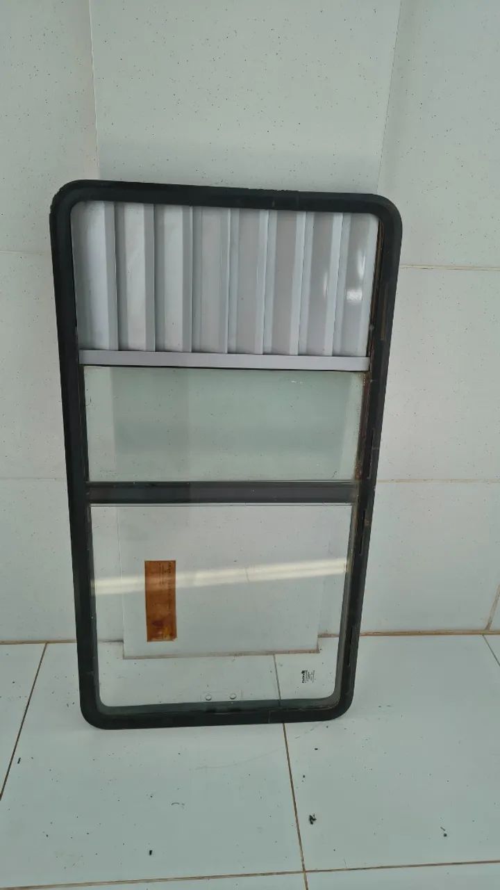Janela, com vidro, lateral da van ducato
