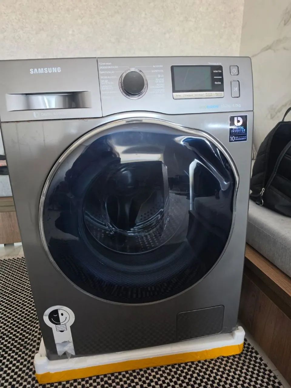 lava e seca Samsung 10,7 kgs funcionando perfeitamente  - Foto 3