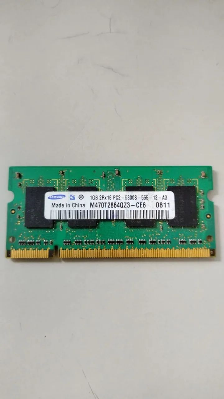 Memória Ram Notebook PC2 - 1Gb